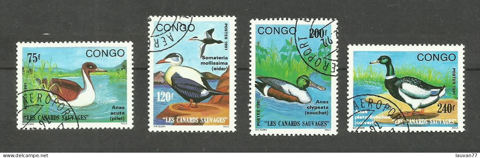 CONGO N°912 à 915 Cote 4€ - Afgestempeld