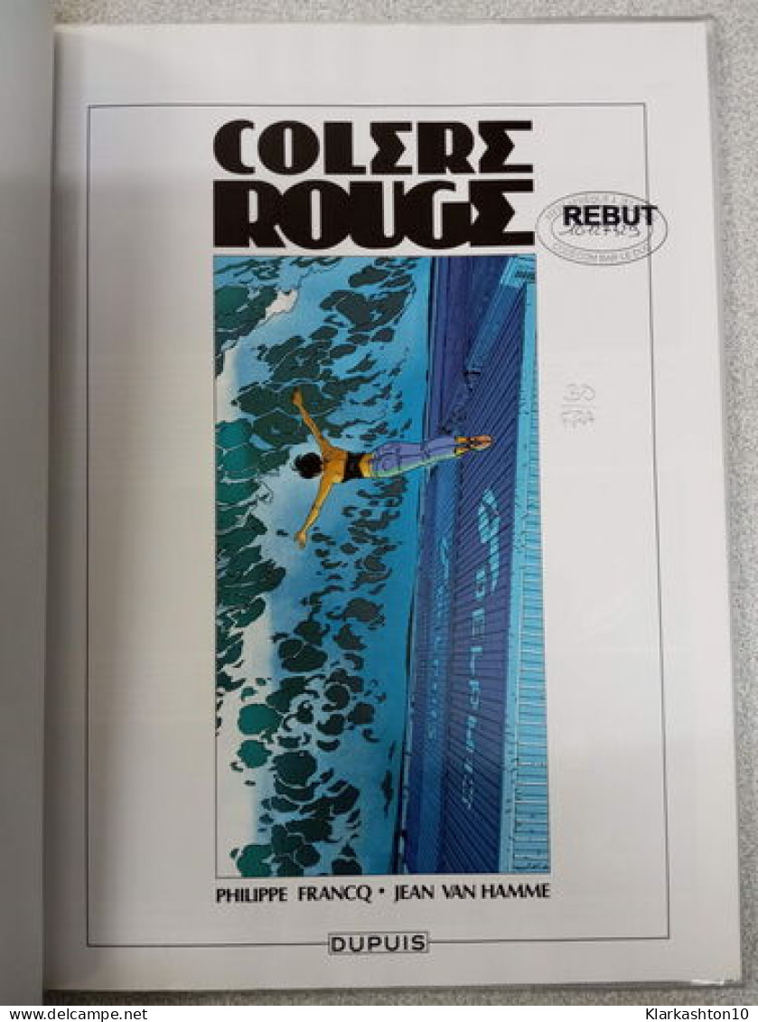 Largo Winch - Tome 18 : Colère Rouge - Other & Unclassified