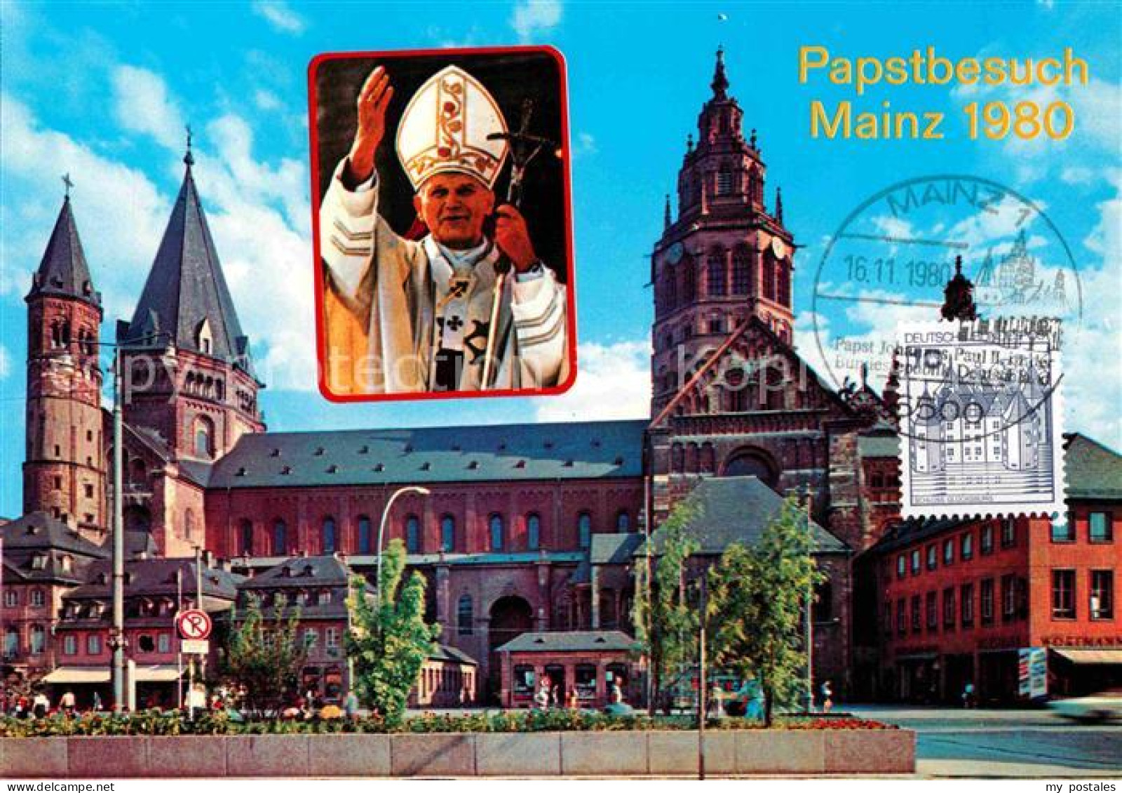 72699486 Mainz Rhein Dom Papst Mainz Rhein - Mainz