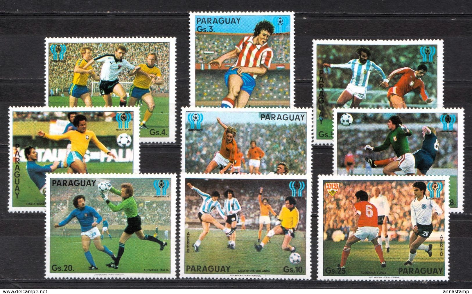 Paraguay MNH Set - 1978 – Argentina