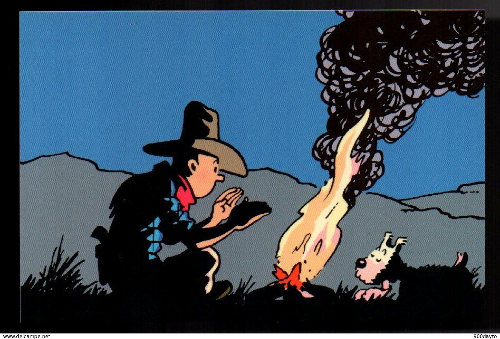 TINTIN. Extrait De "Tintin En Amérique". - Comicfiguren
