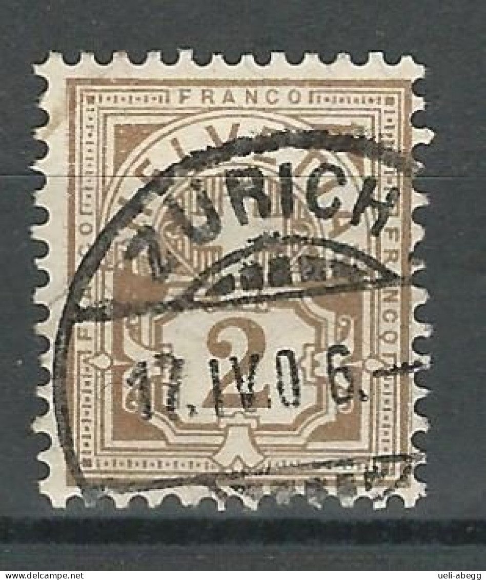 SBK 80, Mi 82  O Zürich - Used Stamps