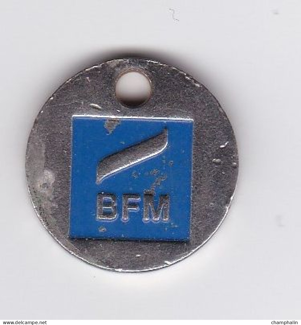 Jeton De Caddie En Métal - Banque Fédérale Mutualiste BFM - Allo BFM - Trolley Token/Shopping Trolley Chip