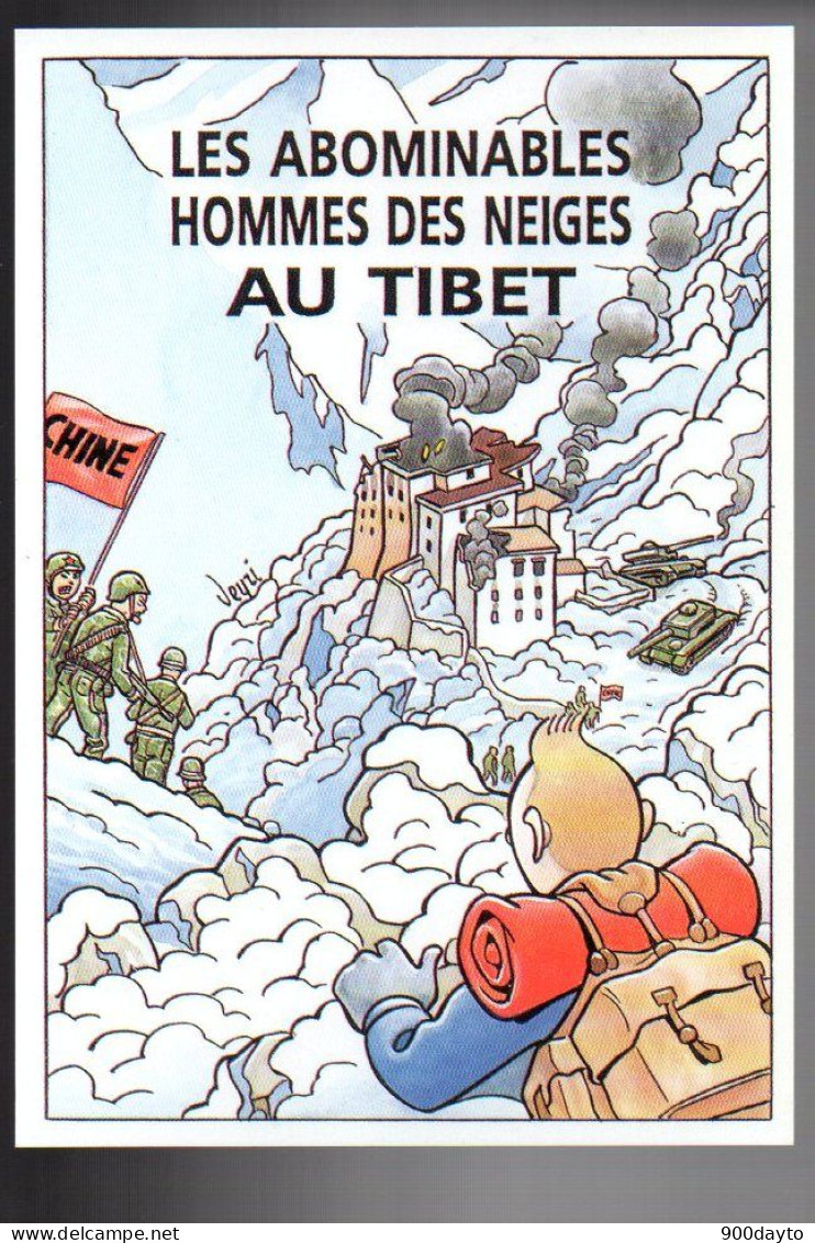 TINTIN. Lot de 17 cartes. Tintin en Dracénie.