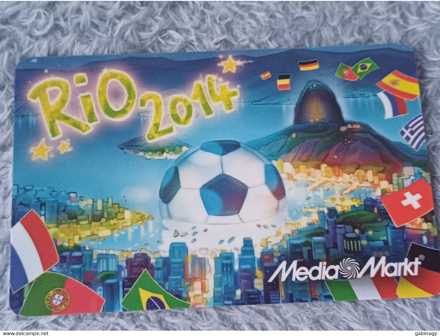 GIFT CARD - HUNGARY - MEDIA MARKT 56 - RIO 2014 - FLAGS - Gift Cards