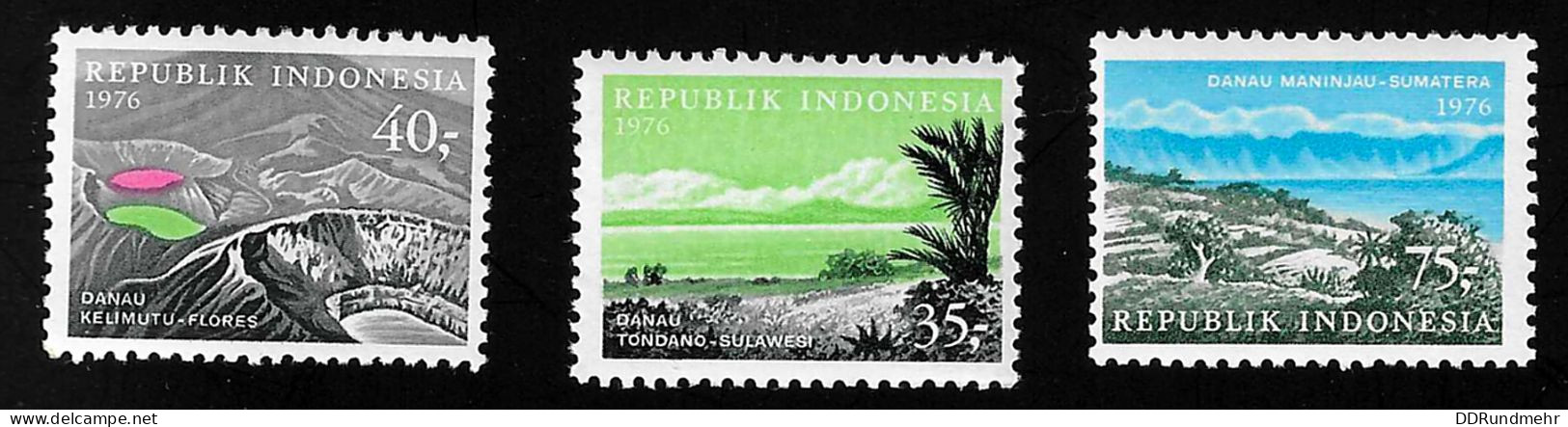 1976 Tourism  Michel ID 840 - 842 Stamp Number ID 972 - 974 Yvert Et Tellier ID 764 - 766 Xx MNH - Indonesien