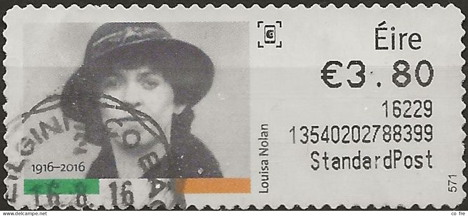 Irlande, Timbre De Distributeur N°75 (ref.2) Faciale: 3,80€ - Frankeervignetten (Frama)