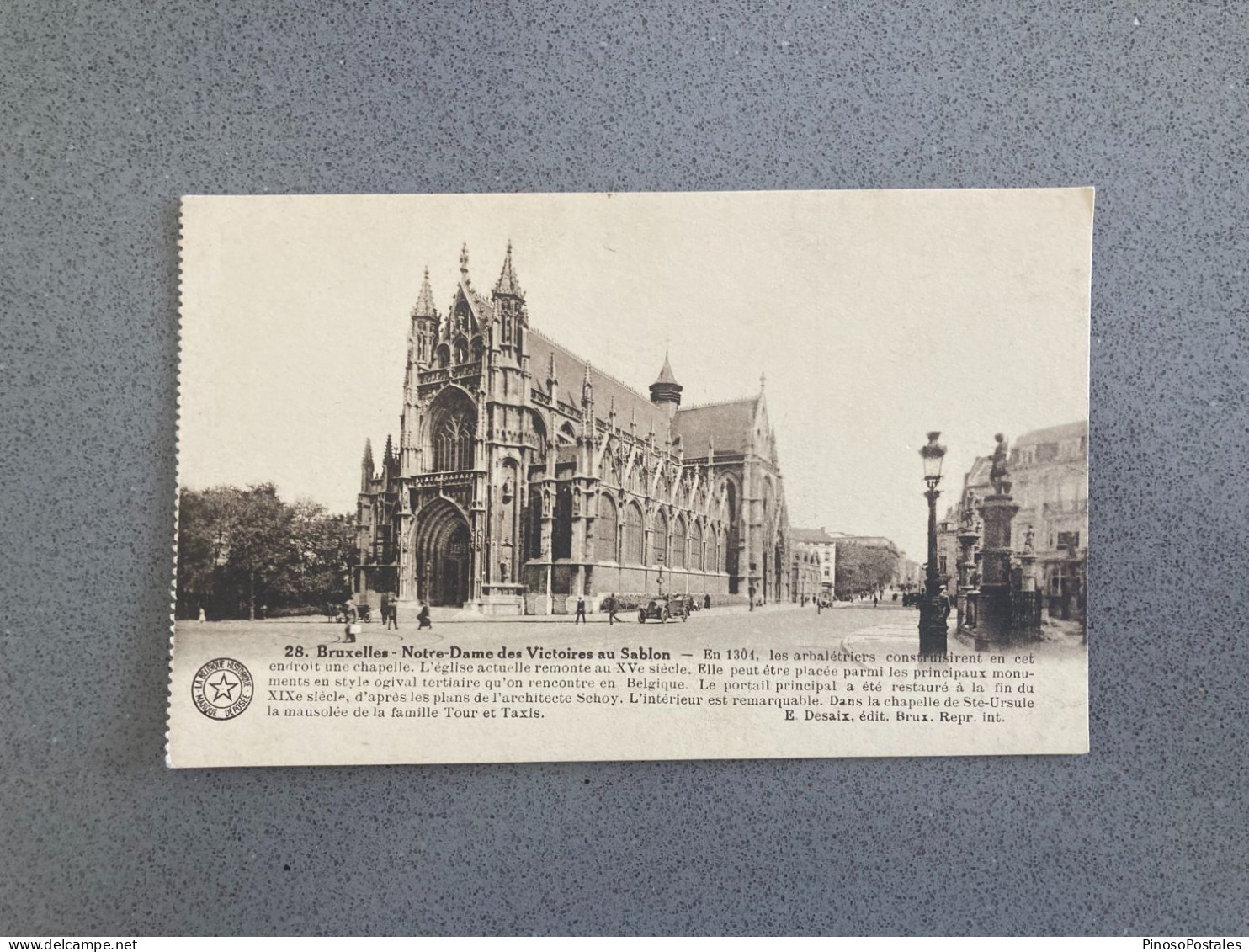 Bruxelles - Notre-Dame Des Victoires Au Sablon Carte Postale Postcard - Monuments, édifices