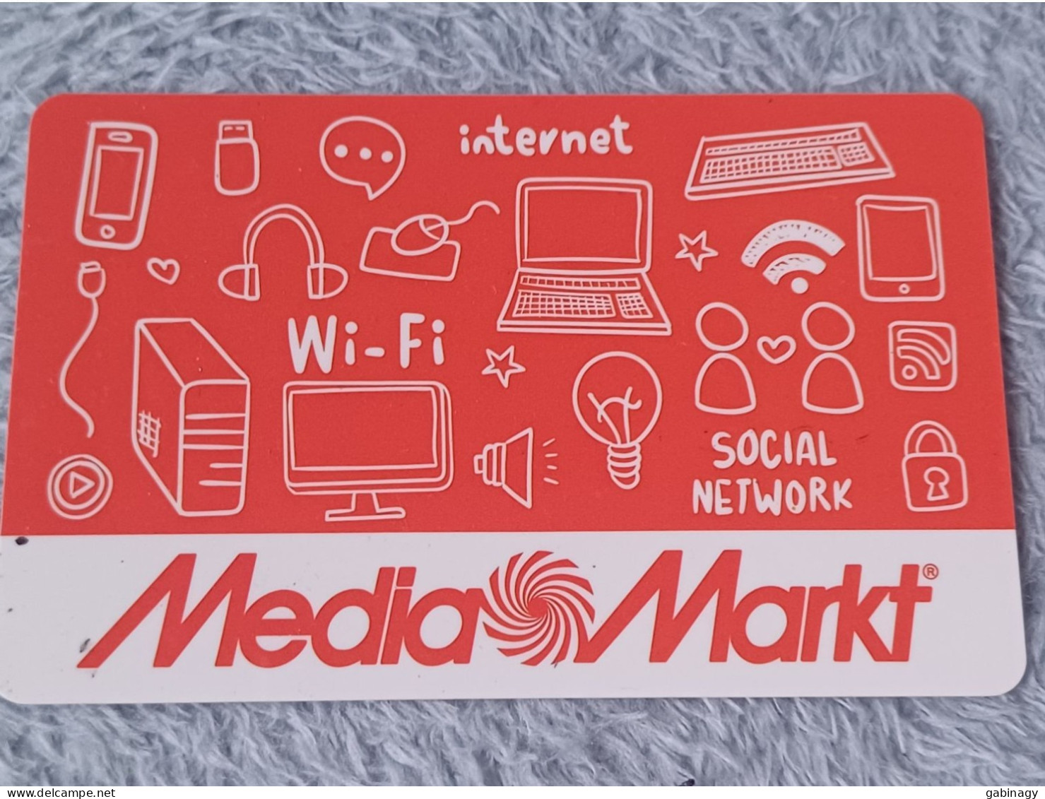 GIFT CARD - HUNGARY - MEDIA MARKT 57 - INTERNET - WI-FI - Cartes Cadeaux