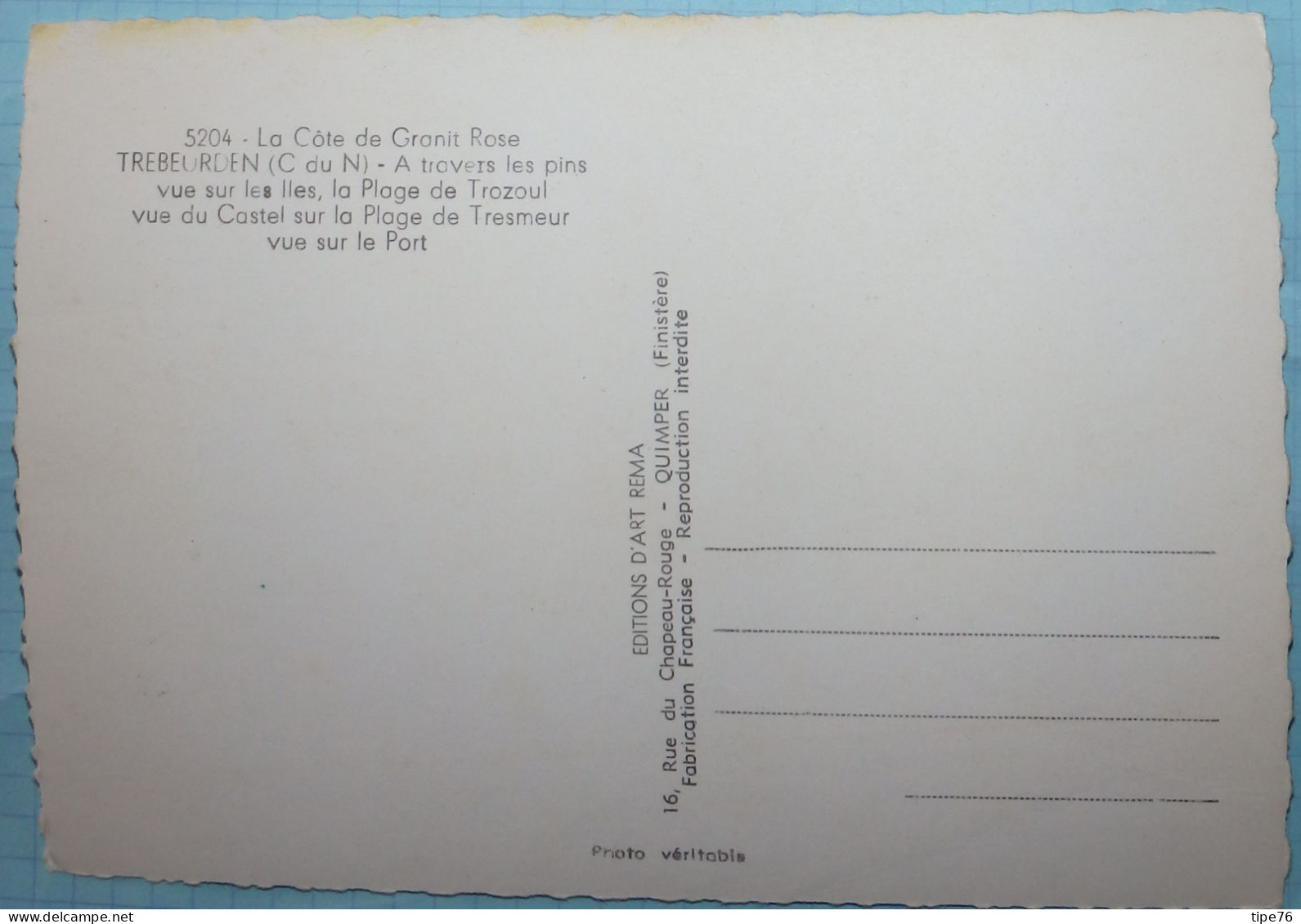 22 Côtes D'Armor Du Nord CPSM Trebeurden Multivues - Trébeurden