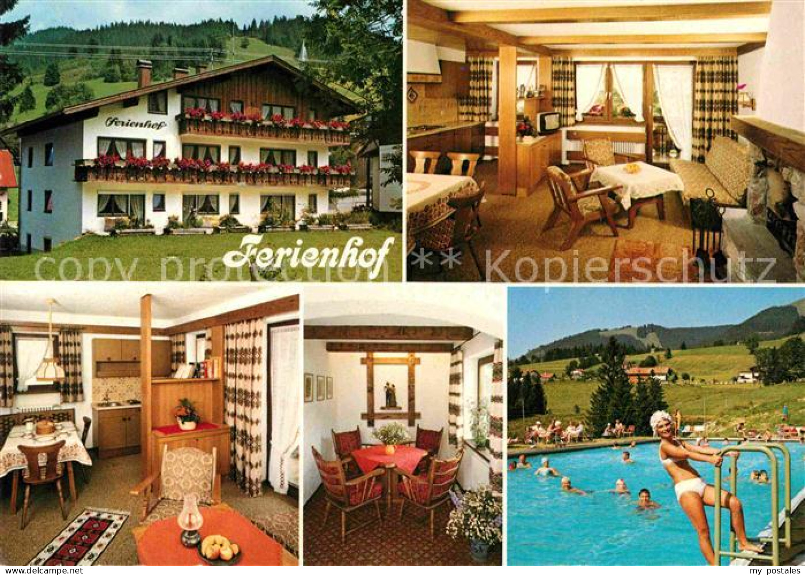 72698930 Jungholz Tirol Ferienhof Schwimmbad  Jungholz - Autres & Non Classés