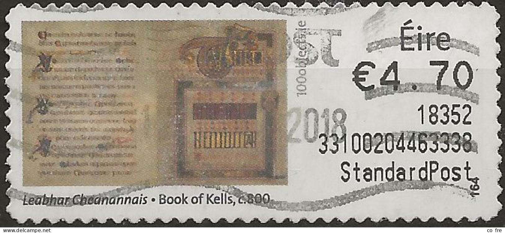 Irlande, Timbre De Distributeur N°96 (ref.2) Faciale: 4,70€ - Franking Labels