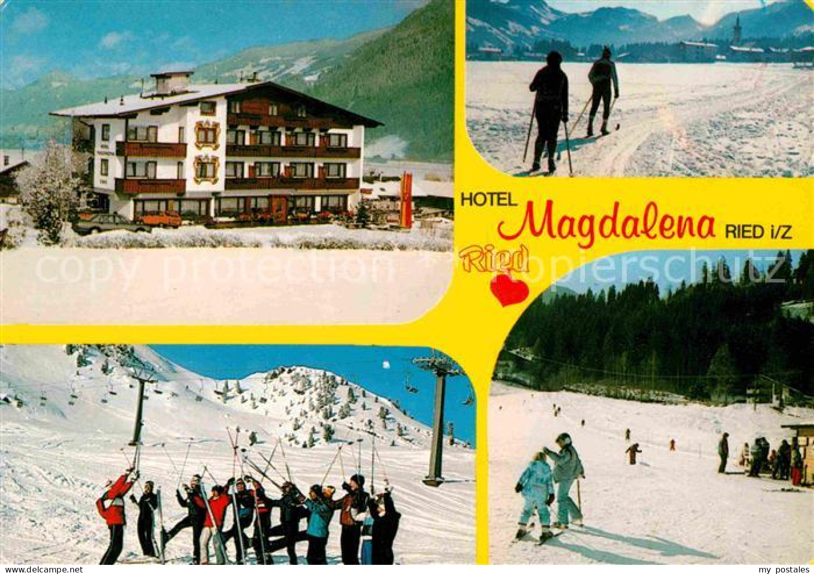 72698834 Ried Zillertal Hotel Magdalena Wintersportplatz Langlaufloipe Skizentru - Sonstige & Ohne Zuordnung