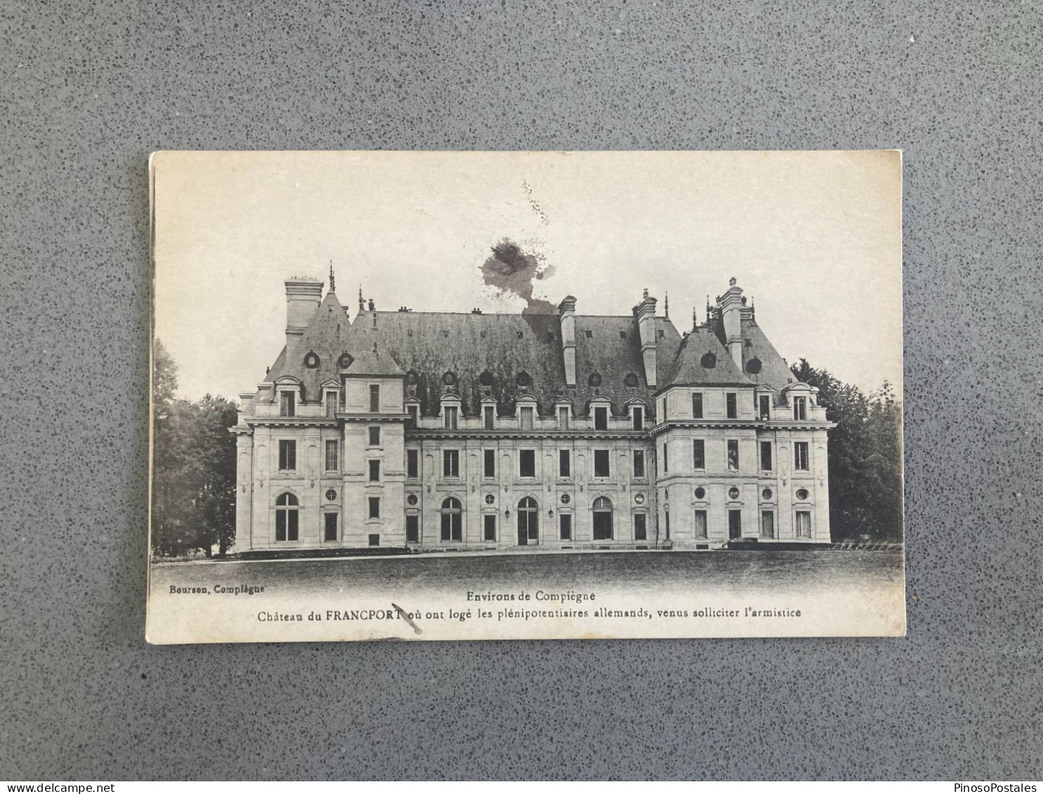Environs De Compiegne Chateau Du Francport Carte Postale Postcard - Compiegne