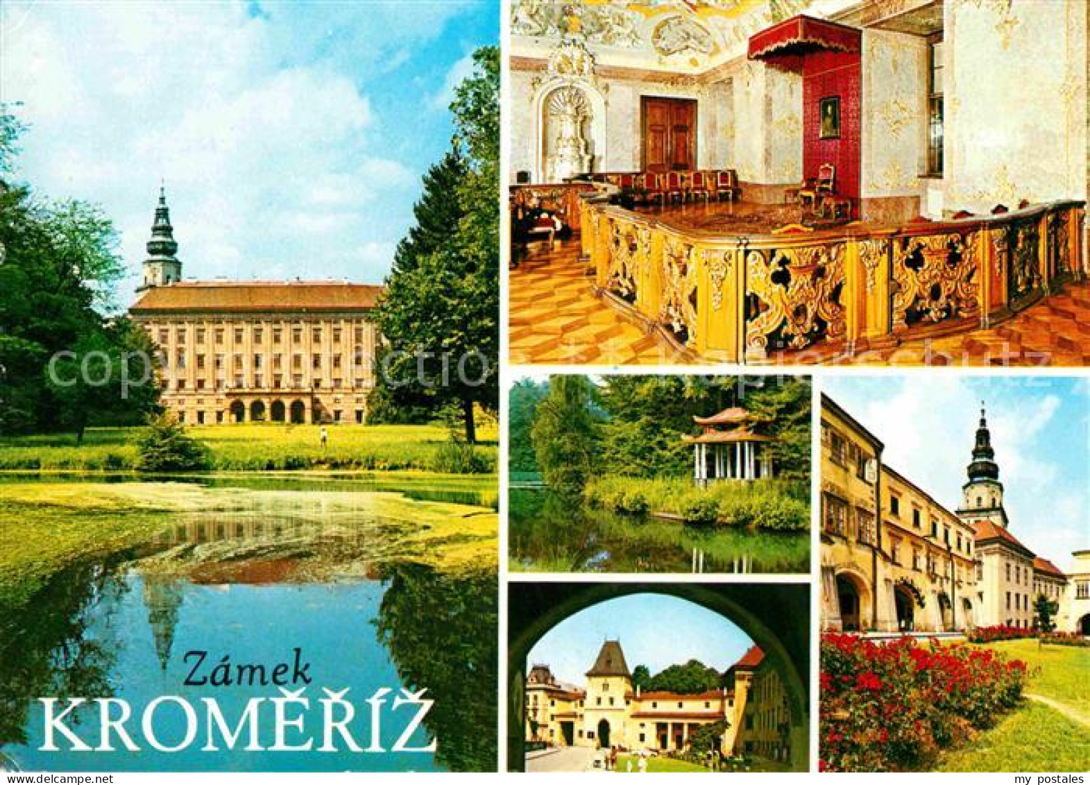 72698739 Kremsier Kromeriz Czechia Statni Zamek Schloss Teich  - Tchéquie