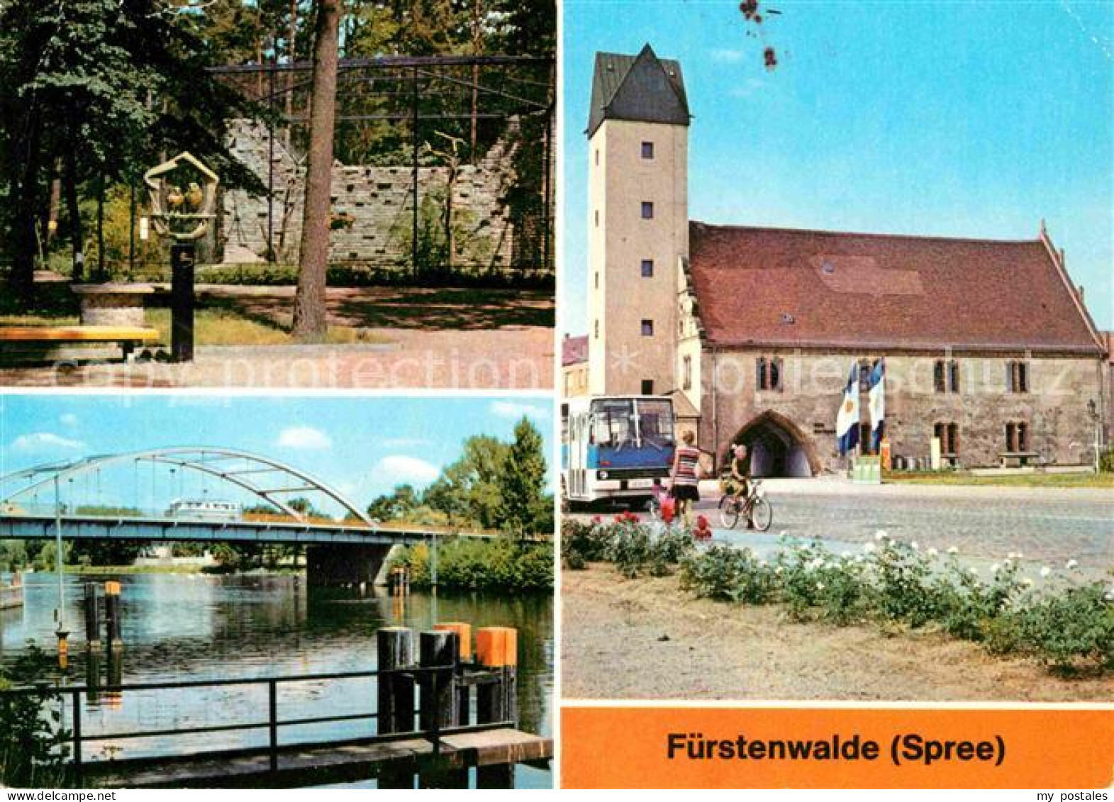 72698731 Fuerstenwalde Spree Heimattiergarten Spree Bruecke Der Thaelmann Pionie - Fuerstenwalde
