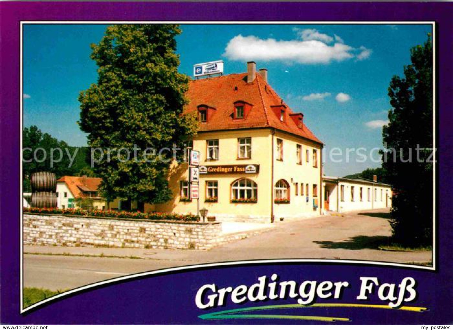 72698688 Greding Gaststaette Restaurant Gredinger Fass Greding - Autres & Non Classés