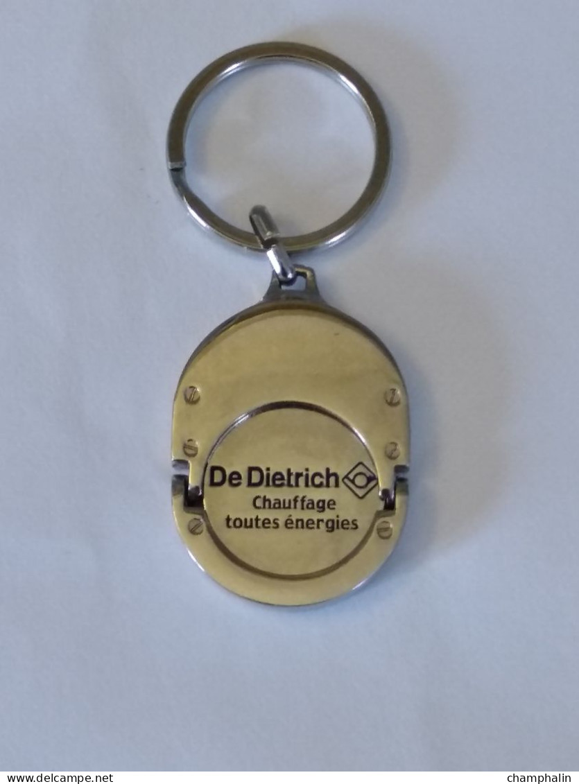 Jeton De Caddie En Métal - De Dietrich - Chauffage Toutes énergies - Trolley Token/Shopping Trolley Chip