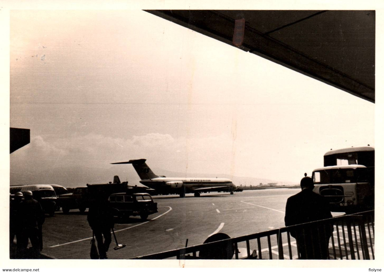 Antananarivo - Tananarive - Madagascar - Photo Ancienne - Aéroport , Avion SCANDINAVIAN Compagnie Aérienne - 9x12,5cm - Madagaskar