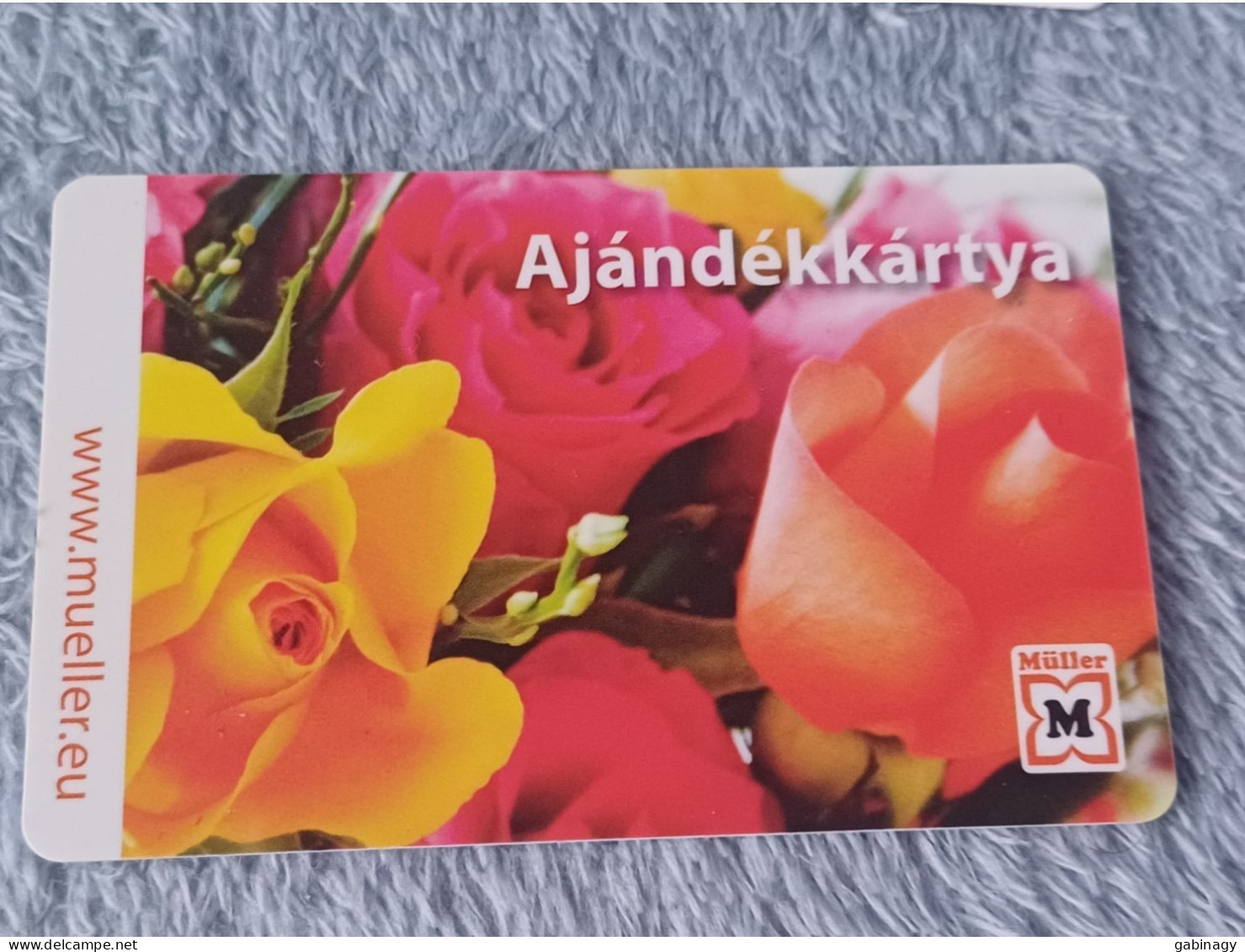 GIFT CARD - HUNGARY - MÜLLER 11 - FLOWERS - Cartes Cadeaux