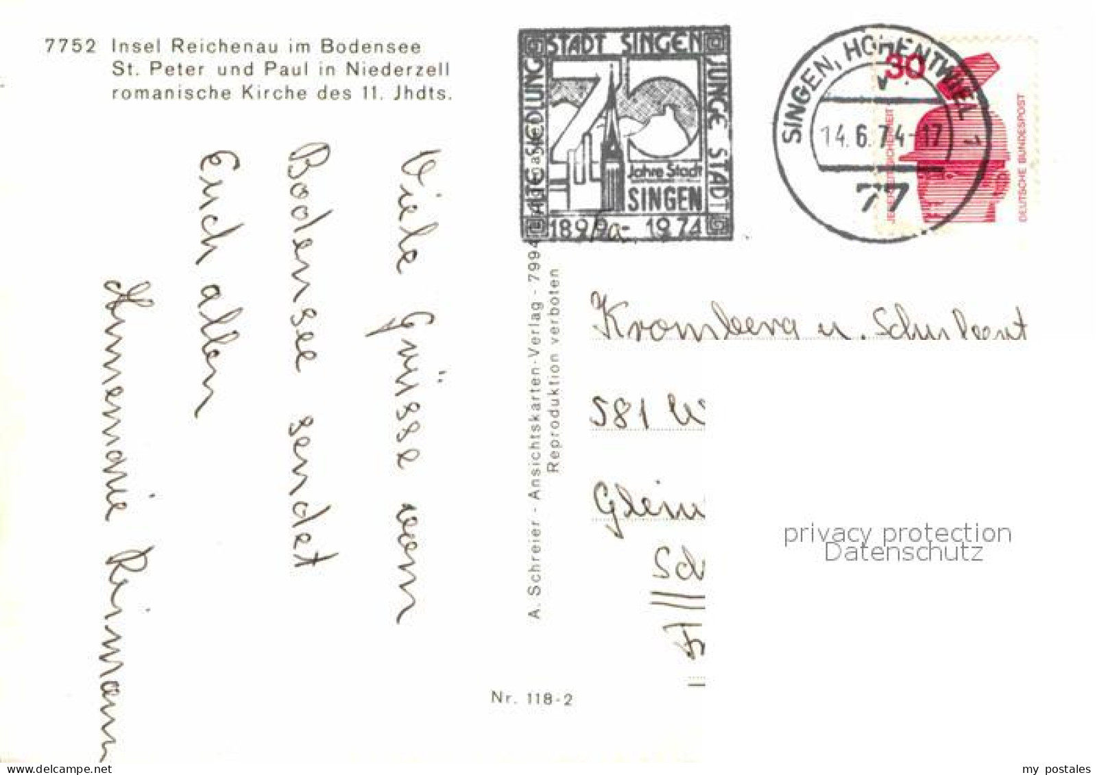 72698386 Insel Reichenau Bodensee St Peter Und Paul In Niederzell Reichenau Bode - Sonstige & Ohne Zuordnung