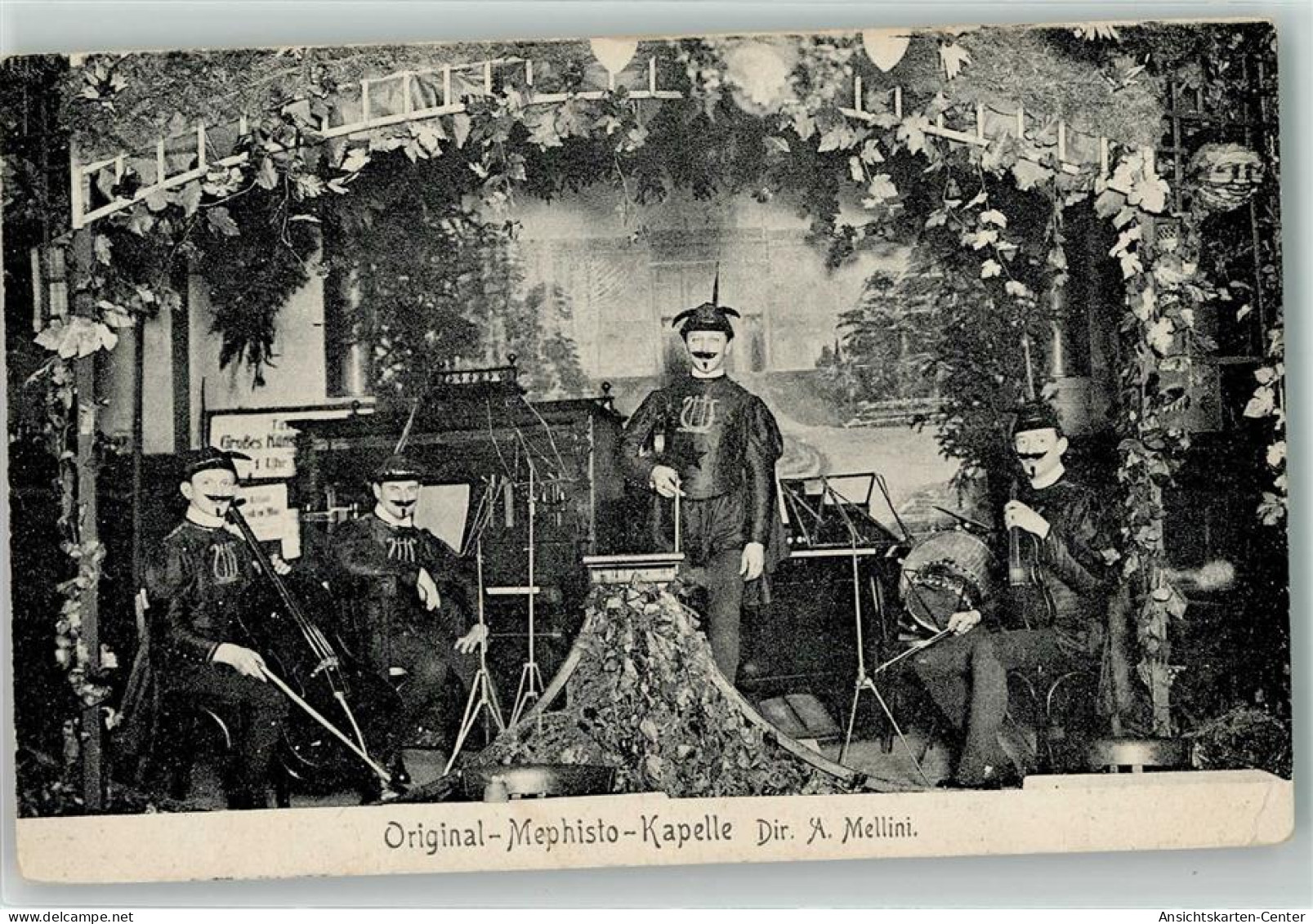 10642909 - Original Mephisto Kapelle AK - Singers & Musicians