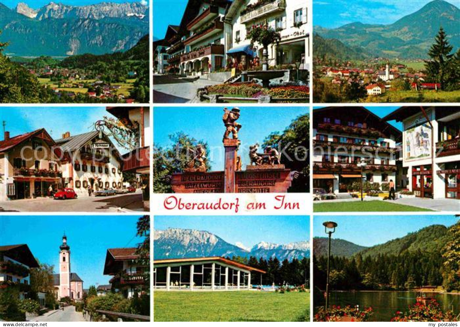 72698318 Oberaudorf Inn Orts Und Teilansichten Oberaudorf - Sonstige & Ohne Zuordnung