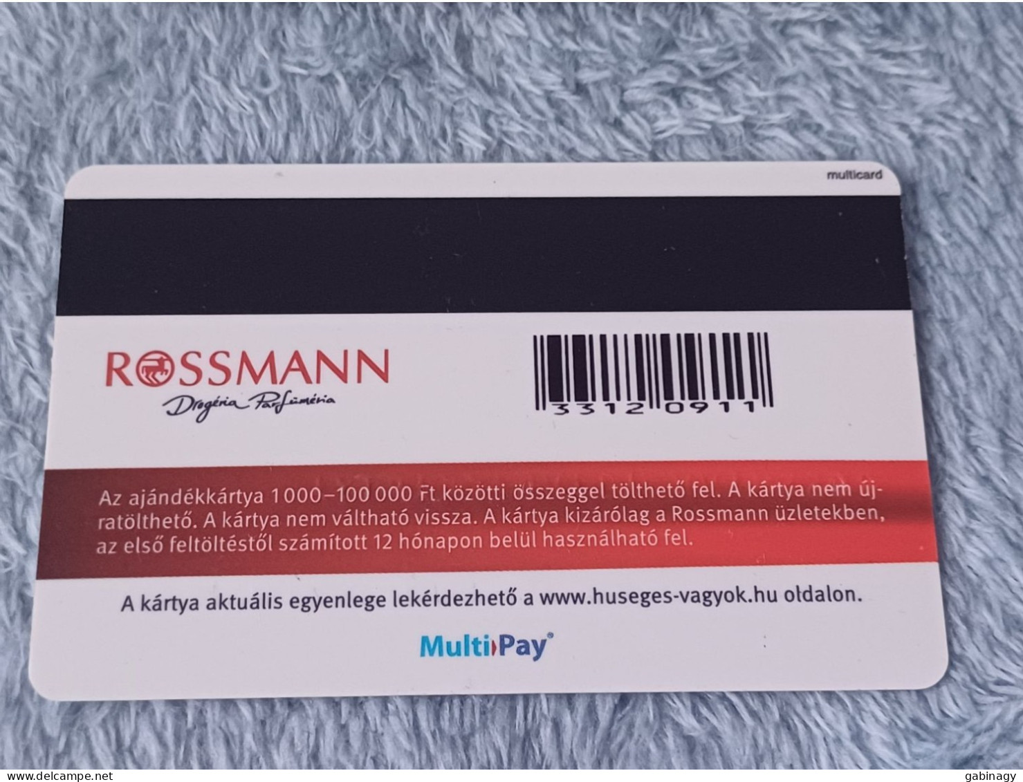 GIFT CARD - HUNGARY - ROSSMANN 10 - Tarjetas De Regalo