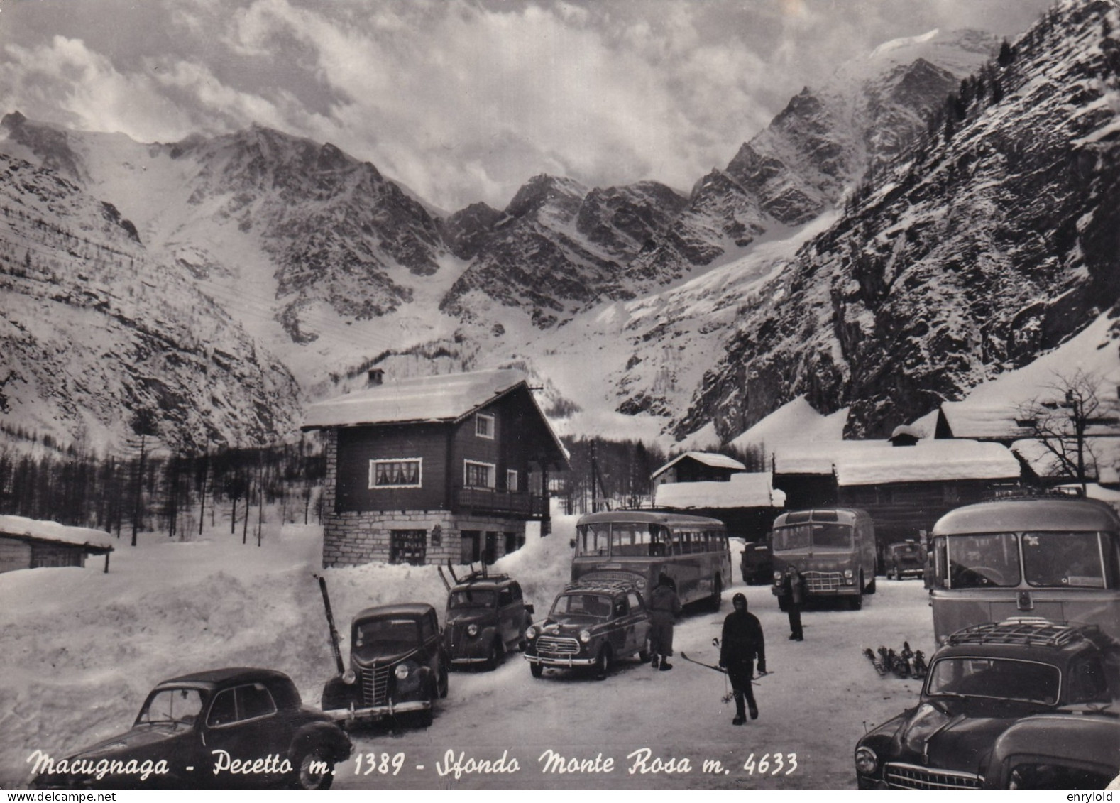 Macugnaga Pecetto Sfondo Monterosa - Autres & Non Classés