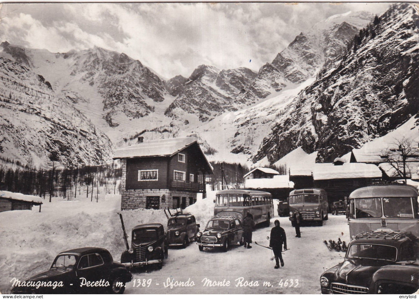 Macugnaga Pecetto Sfondo Monterosa - Autres & Non Classés