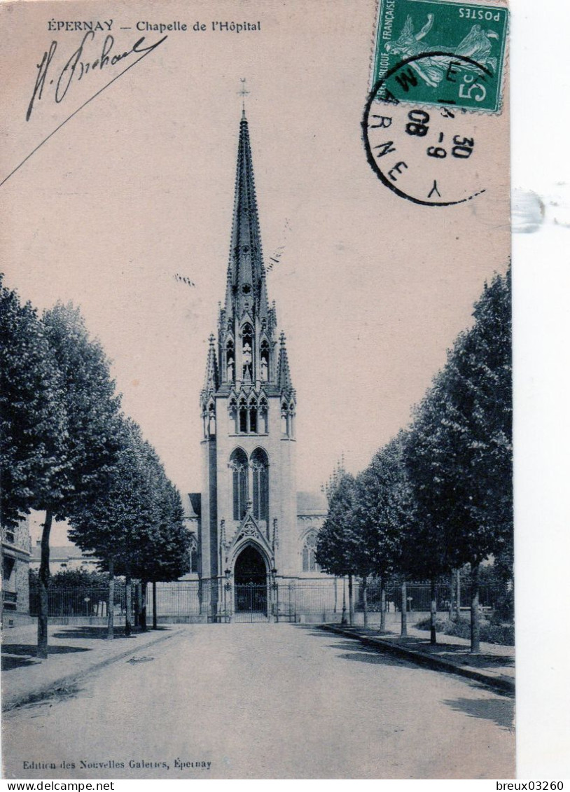 CP-EPERNAY -  Chapelle De L'Hôpital - - - Epernay