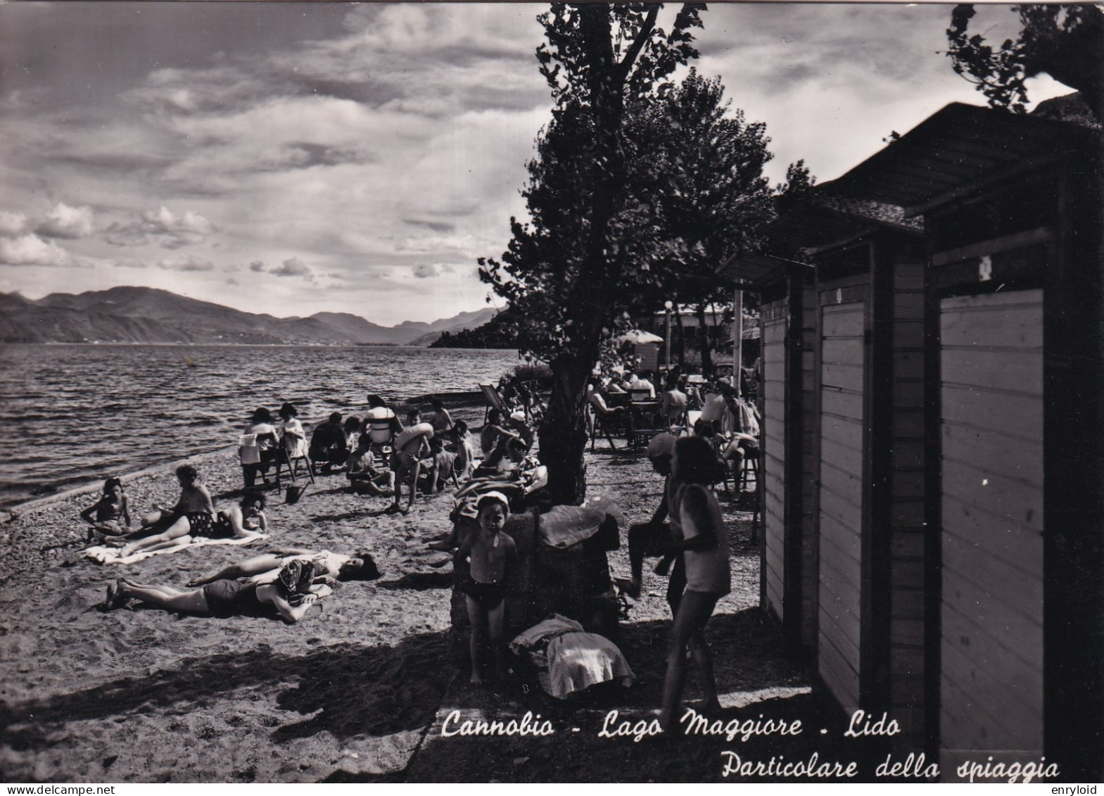 Cannobio Lago Maggiore Lido Particolare Della Spiaggia - Other & Unclassified