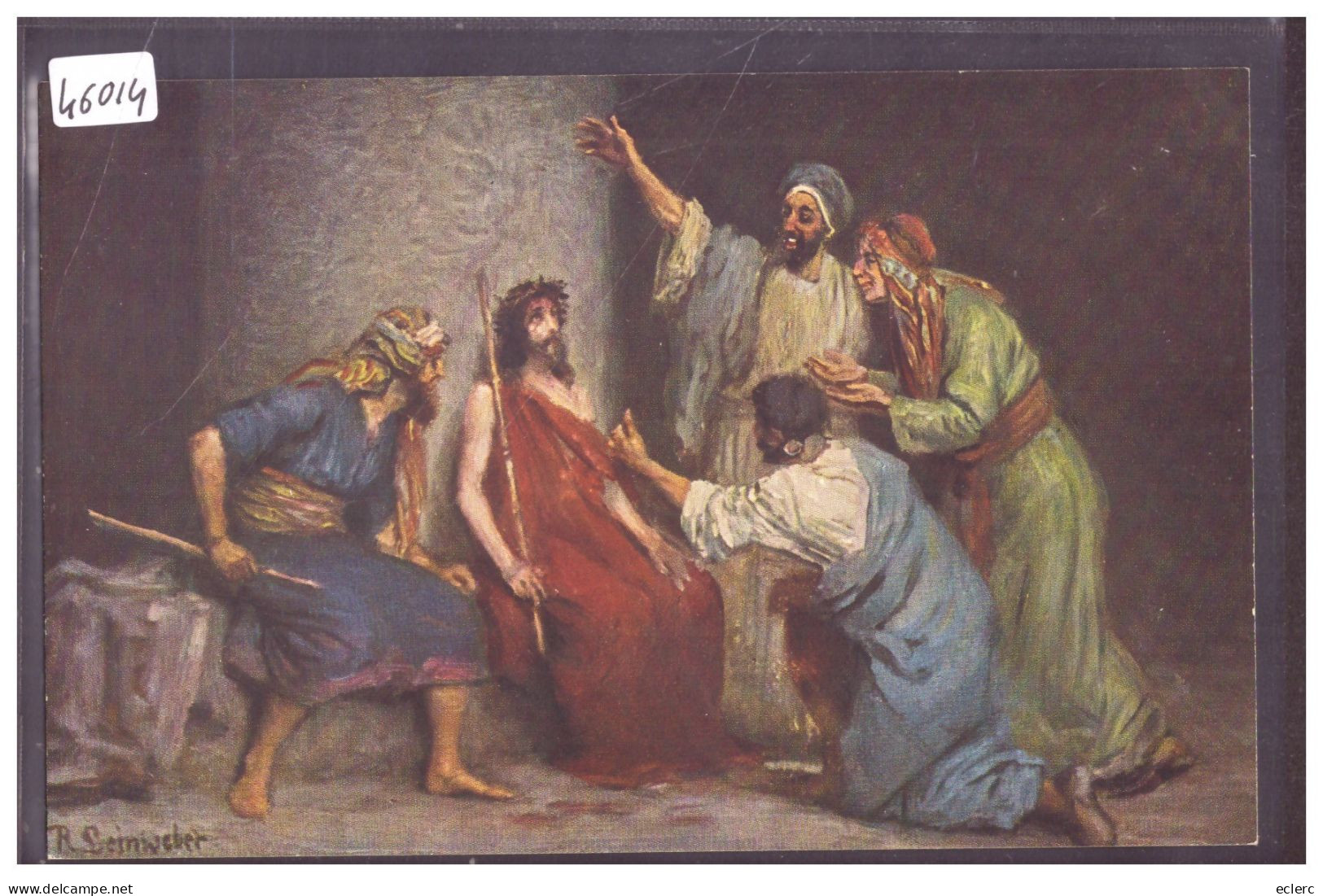L'HISTOIRE SAINTE - JESUS INSULTE ET FLAGELLE - TB - Otros & Sin Clasificación