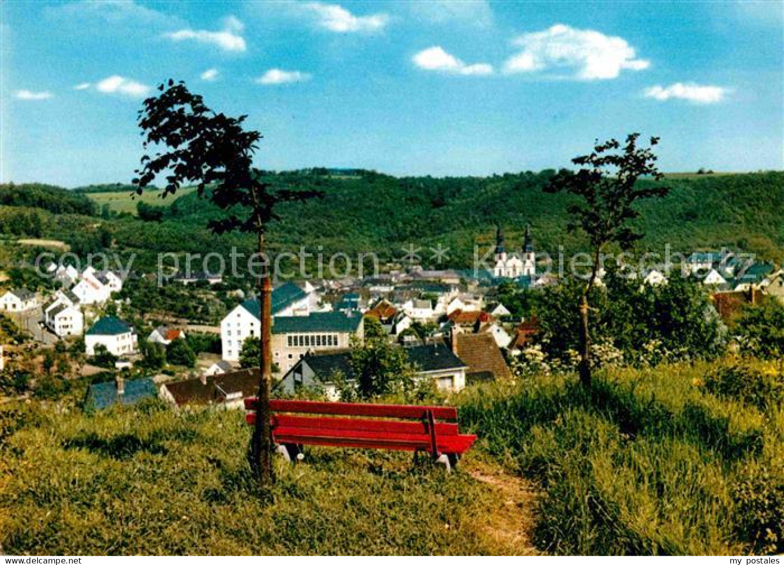 72698059 Pruem Eifel Panorama Parkbank Pruem - Sonstige & Ohne Zuordnung