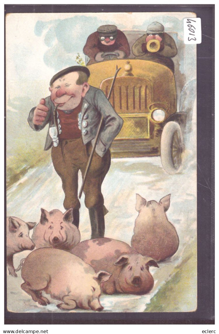 HUMOUR - COCHONS ET AUTOMOBILE - TB - Humor