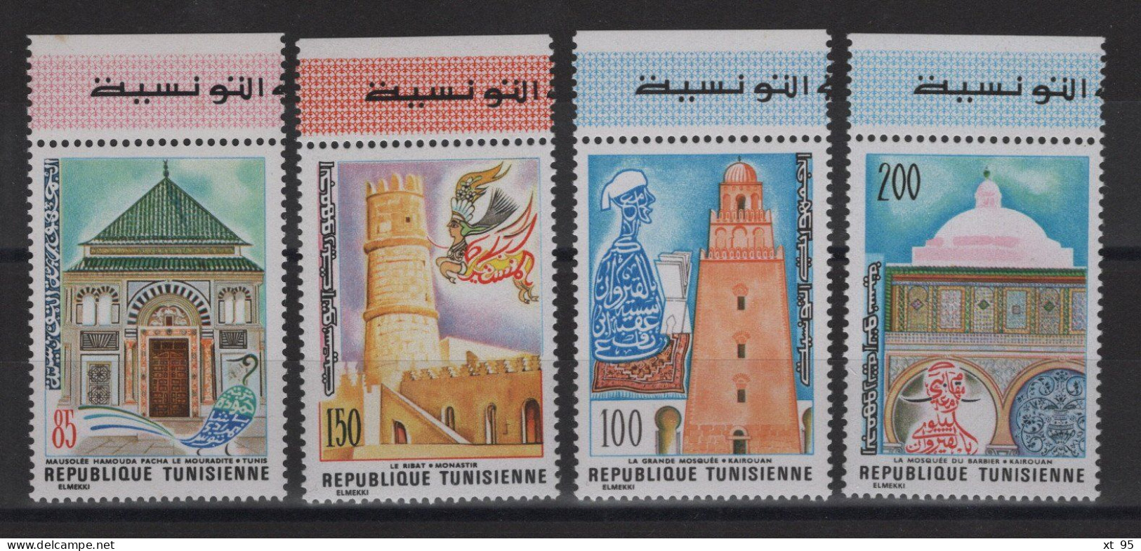 Tunisie - N°839 à 842 - ** Neufs Sans Charniere - Cote 4€ - Tunisia