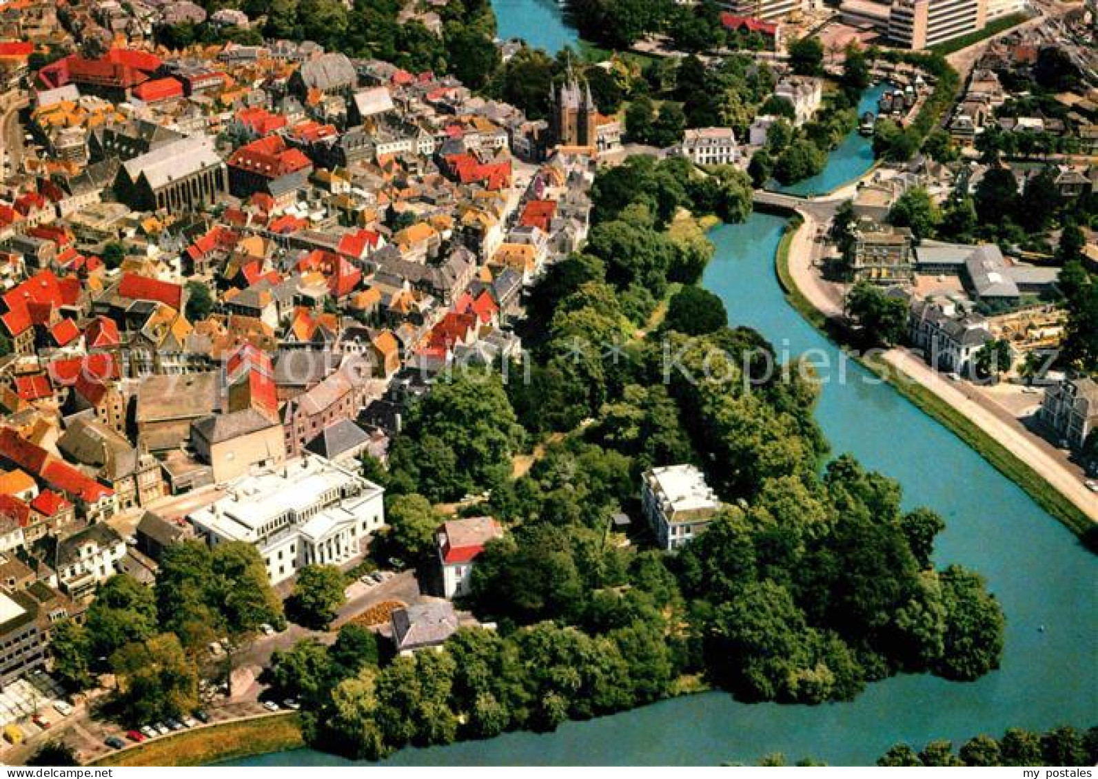 72697702 Zwolle Overijssel Centrum Singelgracht En Sassenpoort Vanuit De Lucht Z - Other & Unclassified