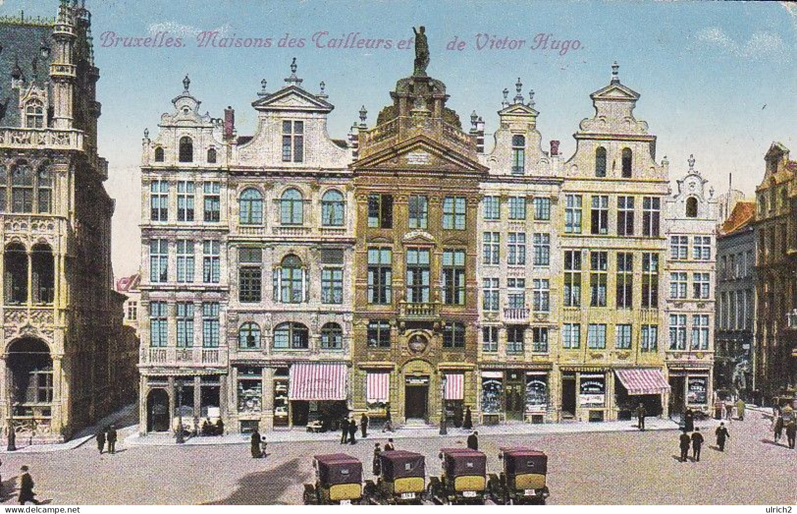 AK Bruxelles - Maisons Des Tailleurs Et De Victor Hugo -  Feldpost Brüssel Schaerbeek 1917 (69425) - Monuments, édifices