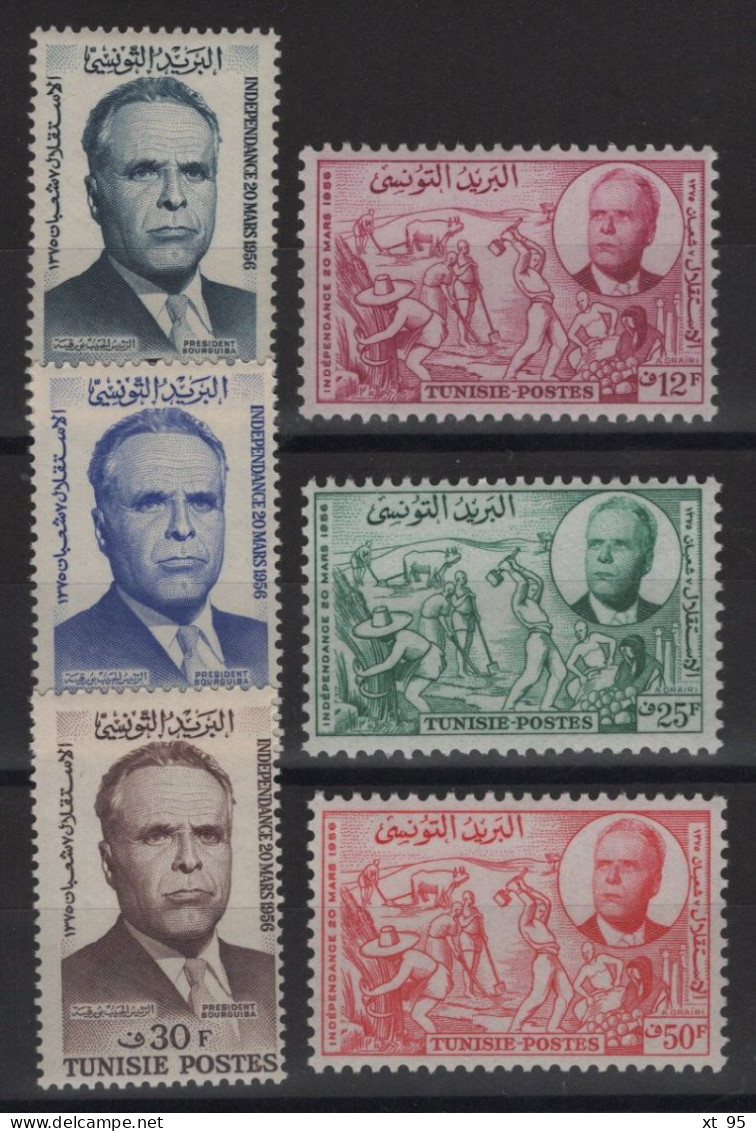 Tunisie - N°434 à 439 - ** Neufs Sans Charniere - Cote 4.30€ - Tunisie (1956-...)