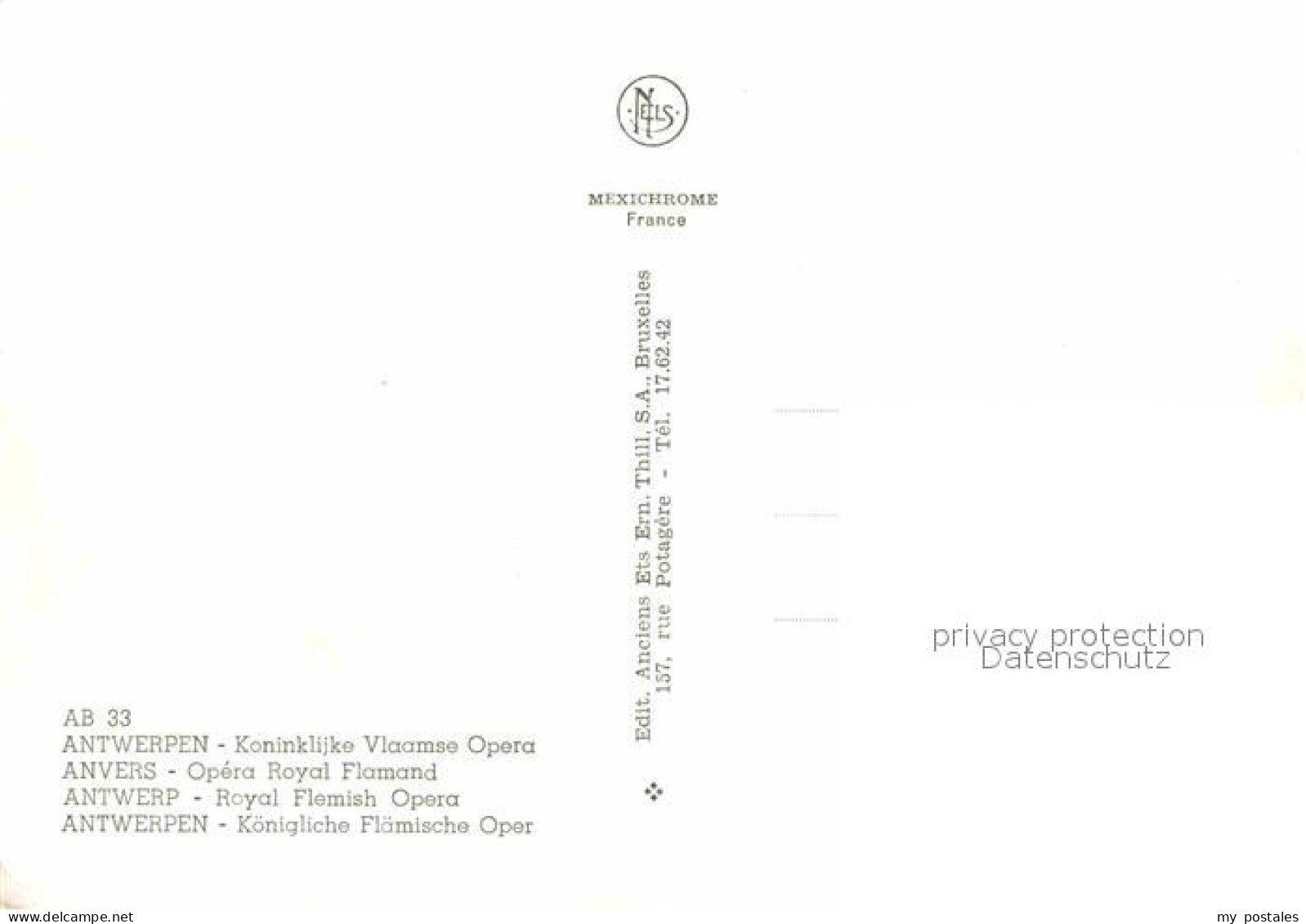 72697663 Antwerpen Anvers Koninklijke Vlaamse Opera Koenigliche Flaemische Oper  - Antwerpen