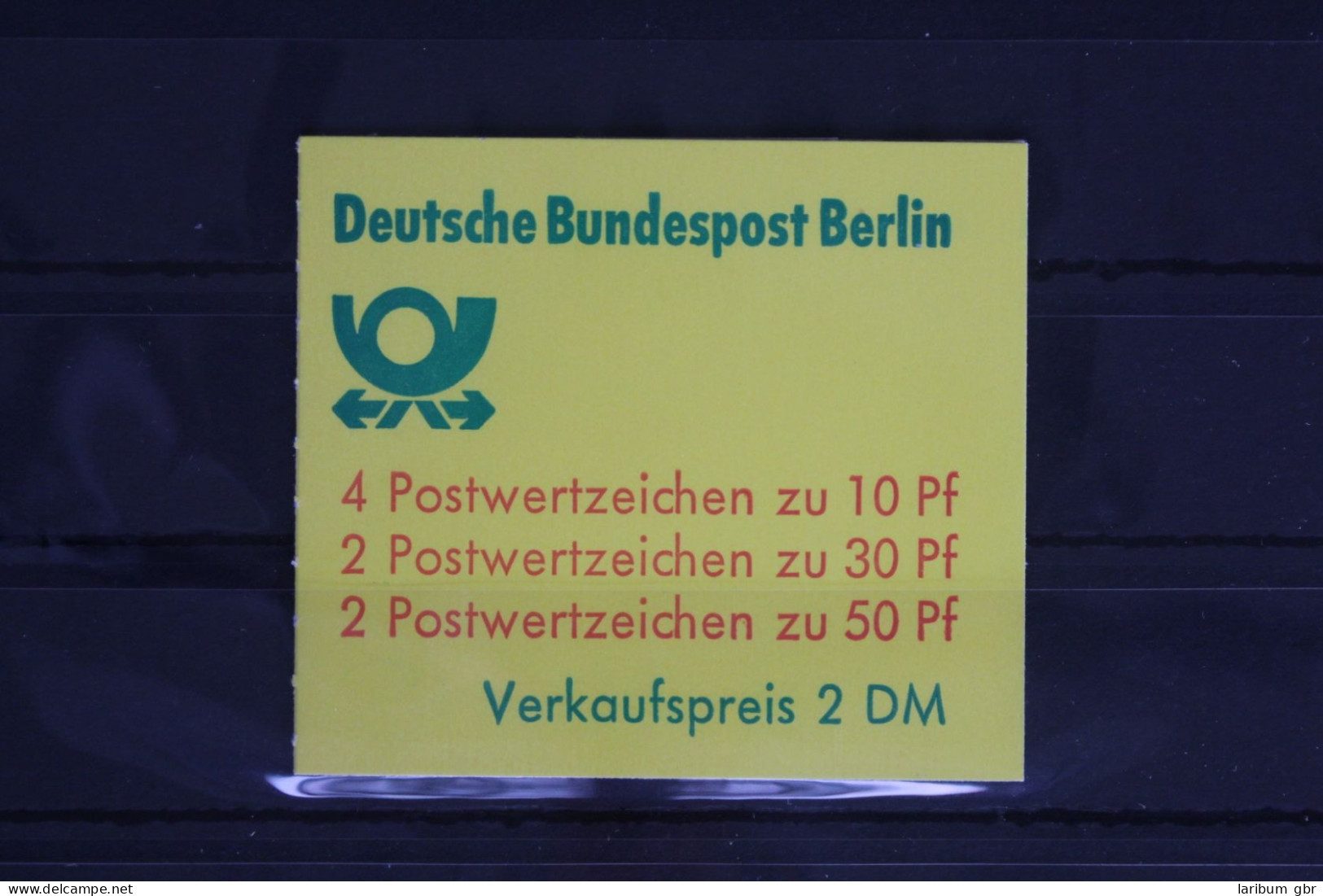 Berlin MH 10 B B OZ Postfrisch Markenheftchen #FY325 - Postzegelboekjes