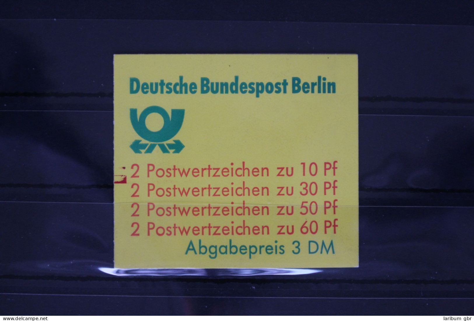 Berlin MH 12 A MZ Postfrisch Markenheftchen #FY271 - Libretti