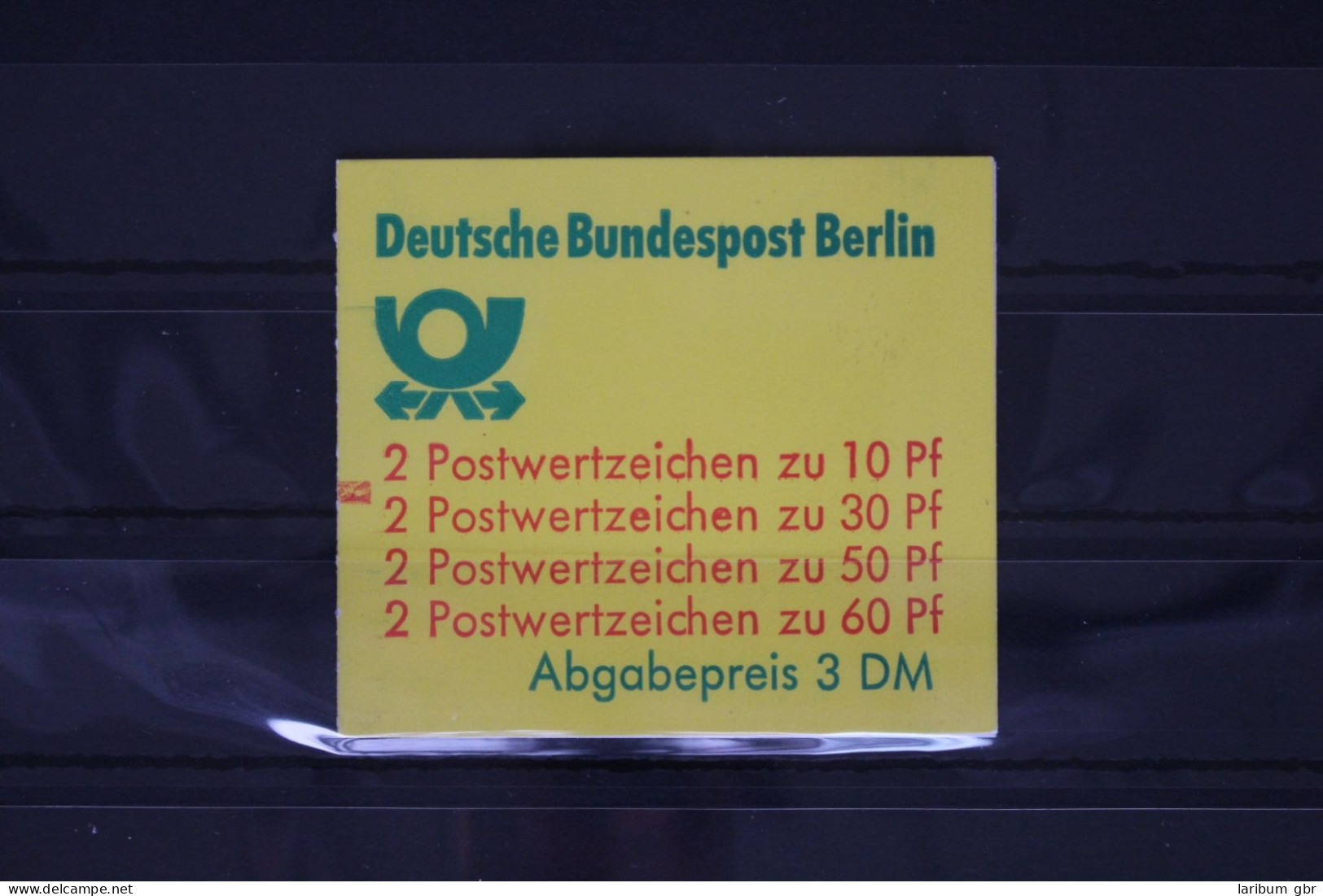 Berlin MH 12 B MZ Postfrisch Markenheftchen #FY278 - Booklets