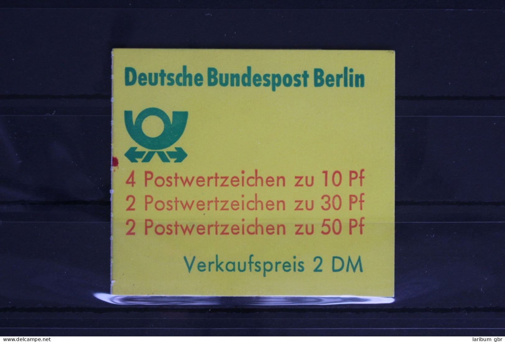 Berlin MH 10 B A MZ Postfrisch Markenheftchen #FY322 - Libretti