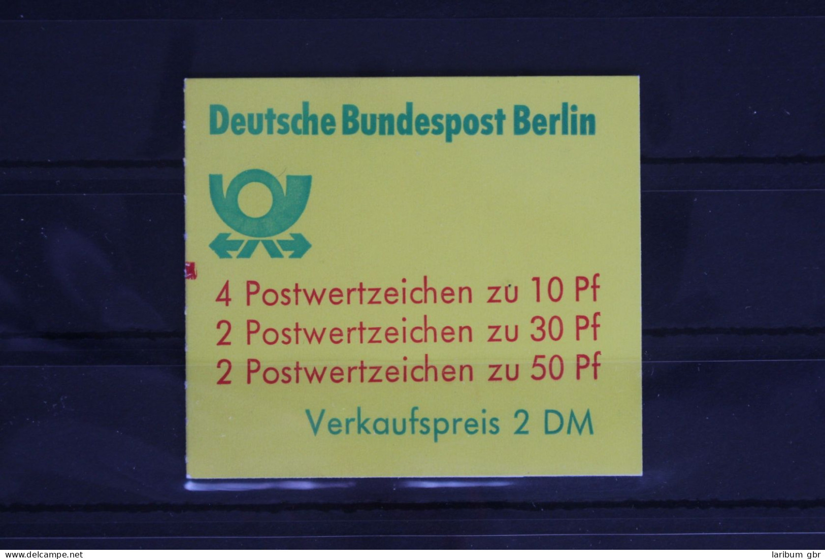 Berlin MH 10 B A MZ Postfrisch Markenheftchen #FY324 - Booklets