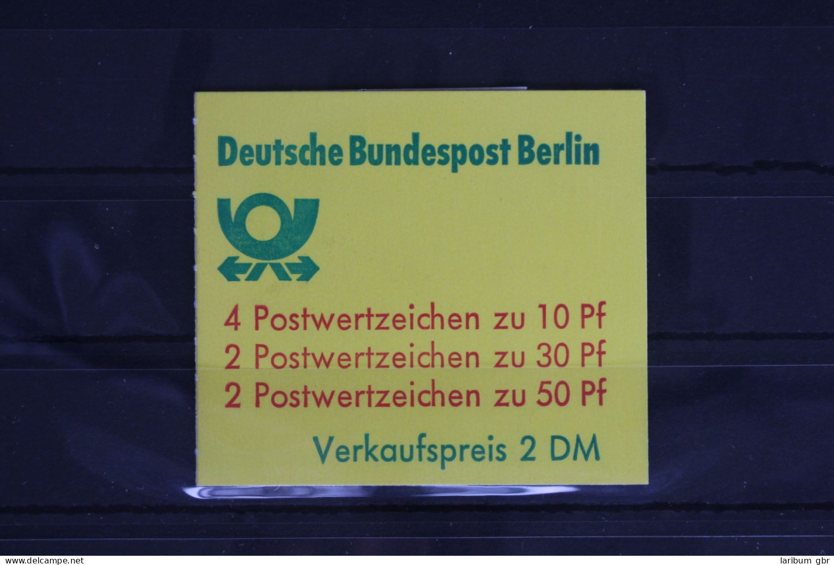 Berlin MH 10 B B OZ Postfrisch Markenheftchen #FY329 - Libretti