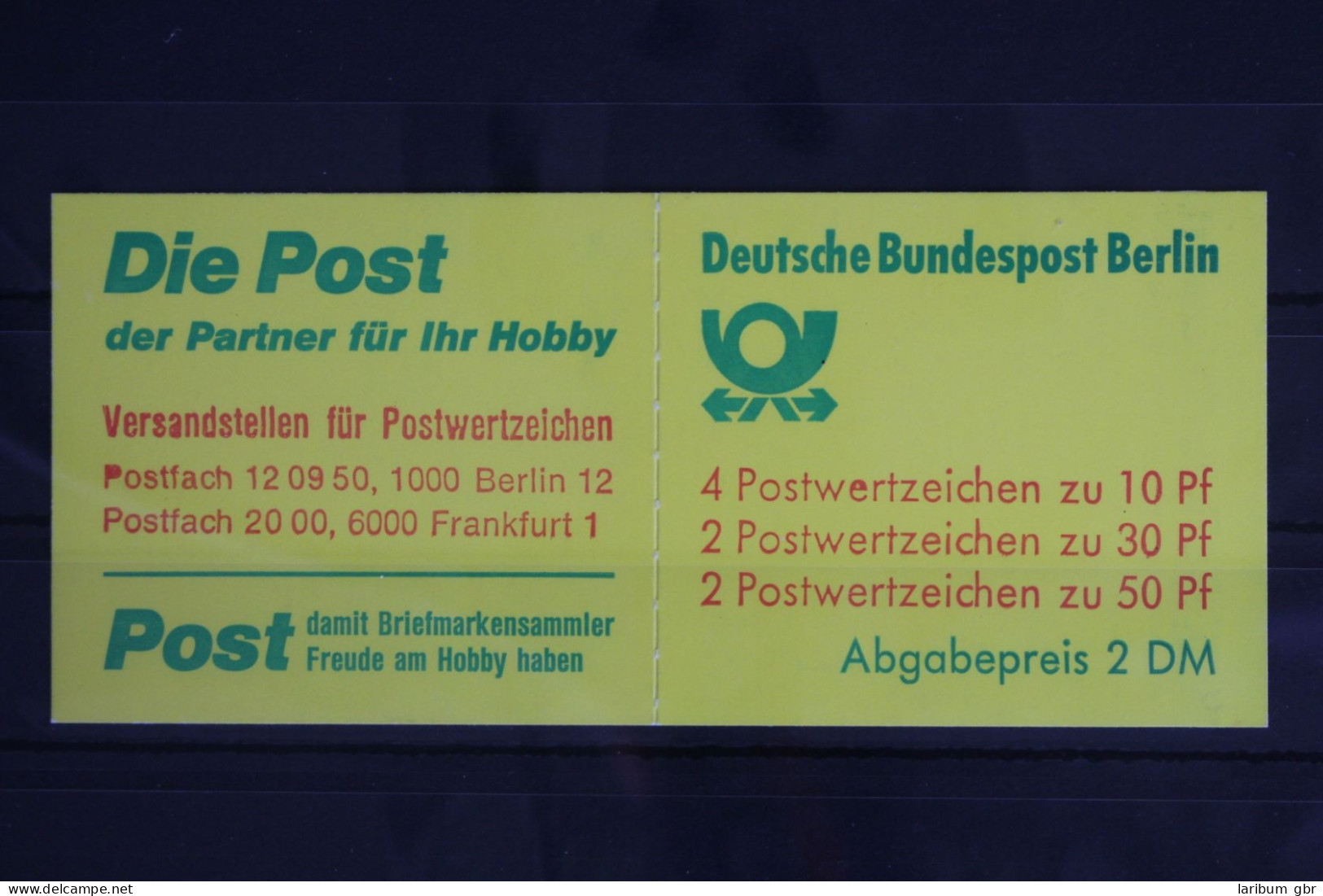 Berlin MH 11 E C OZ Postfrisch Markenheftchen #FY352 - Postzegelboekjes