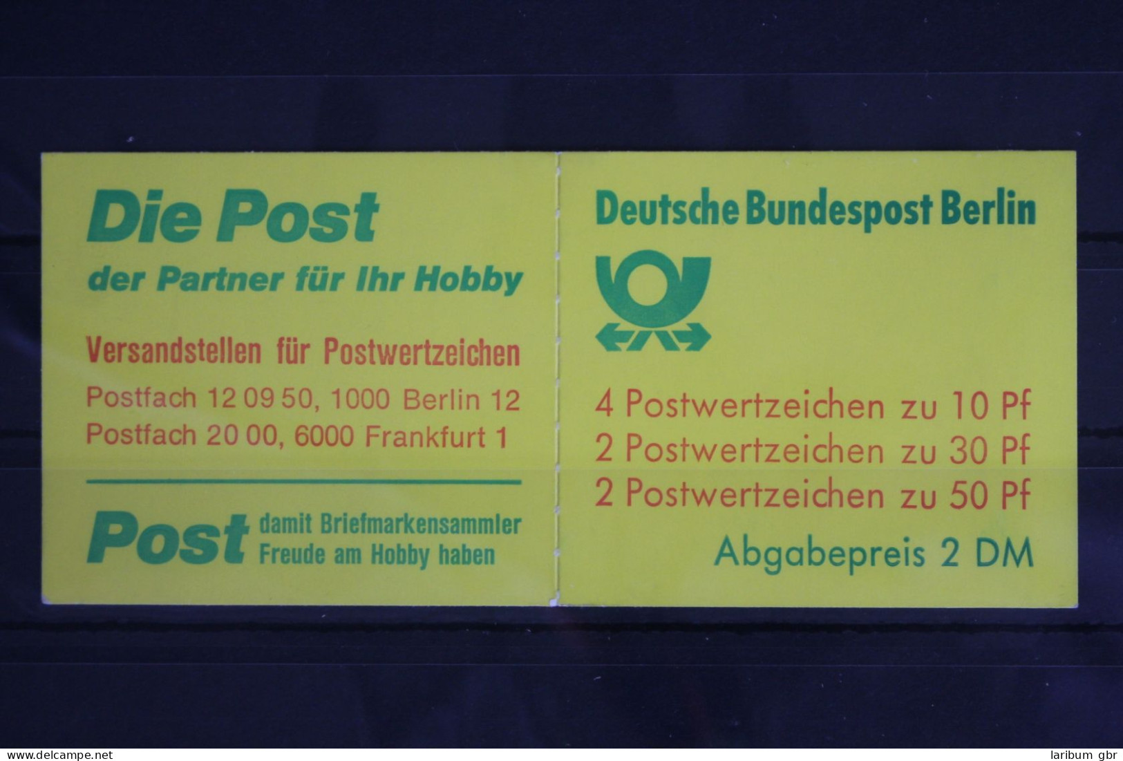 Berlin MH 11 E C OZ Postfrisch Markenheftchen #FY351 - Booklets