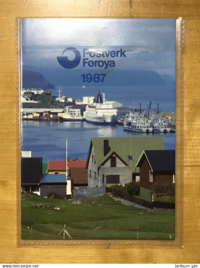 Färöer Jahresmappe 1987 Postfrisch #HC230 - Féroé (Iles)