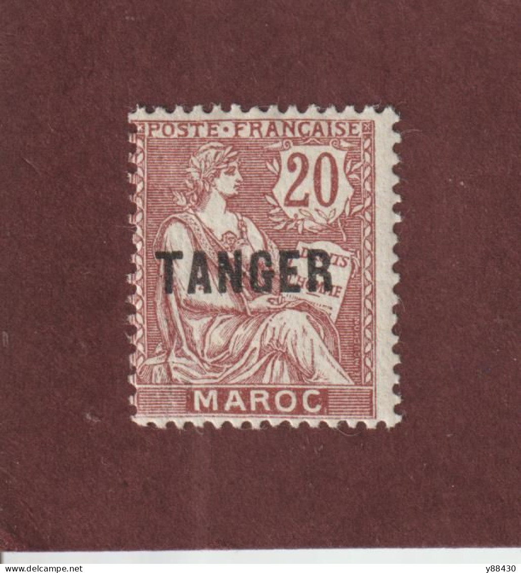 MAROC - TANGER - 88 De 1918/24 - Neuf * - 20c. Brun / Lilas - 2 Scan - Nuovi